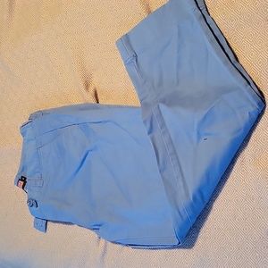 Vineyard Vines women's pants size 4 wide leg light blue EUC cropped